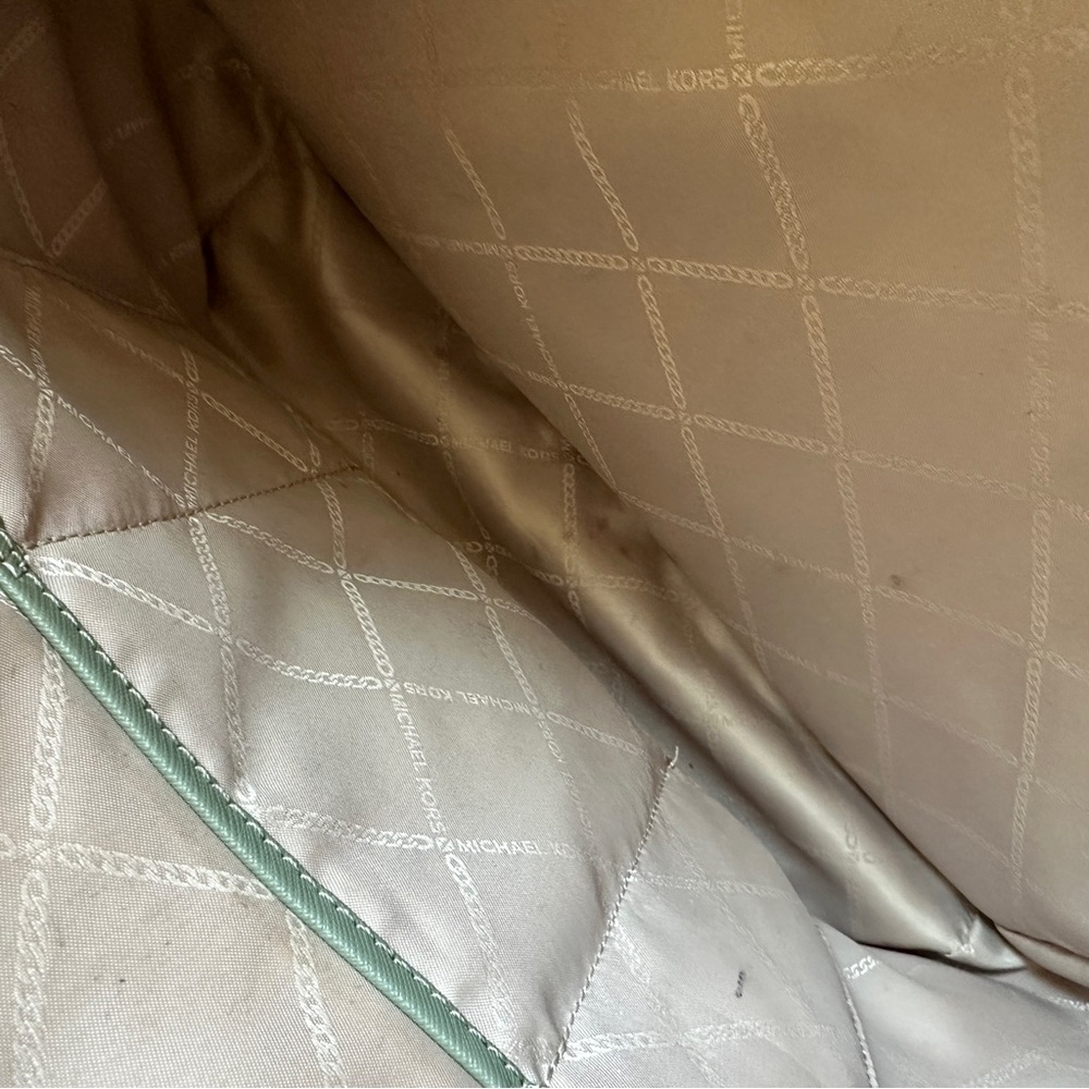 Michael Kors Olive Green Tote Bag - Picture 7 of 9